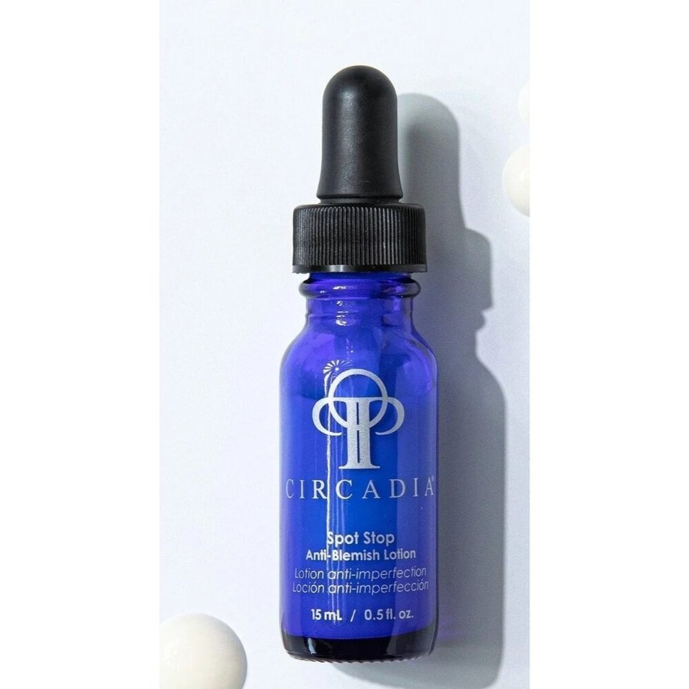 Skincare Circadia Spot Stop 0.5 oz Anti-Blemish Lotion  contains plant extracts